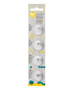Wilton Decorating Tip Set Small #003, #005, #016, #018