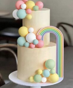 Regenboog Pastel Boetseer Decoratie