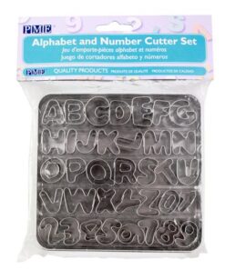Alternative view of PME Alphabet & Number Cutter Set