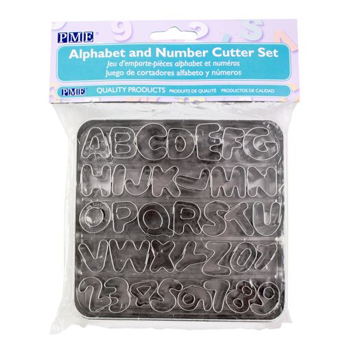 PME Alphabet & Number Cutter Set - Afbeelding 2