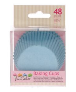 FunCakes Baking Cups -Light Blue- pk/48