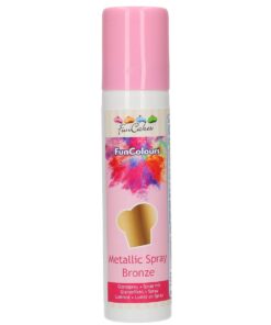 FunCakes FunColours Metallic Spray -Bronze- 100ml