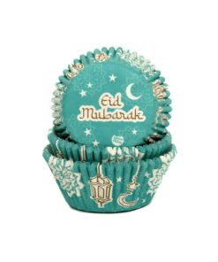 House of Marie Baking Cups Eid Mubarak pk/50