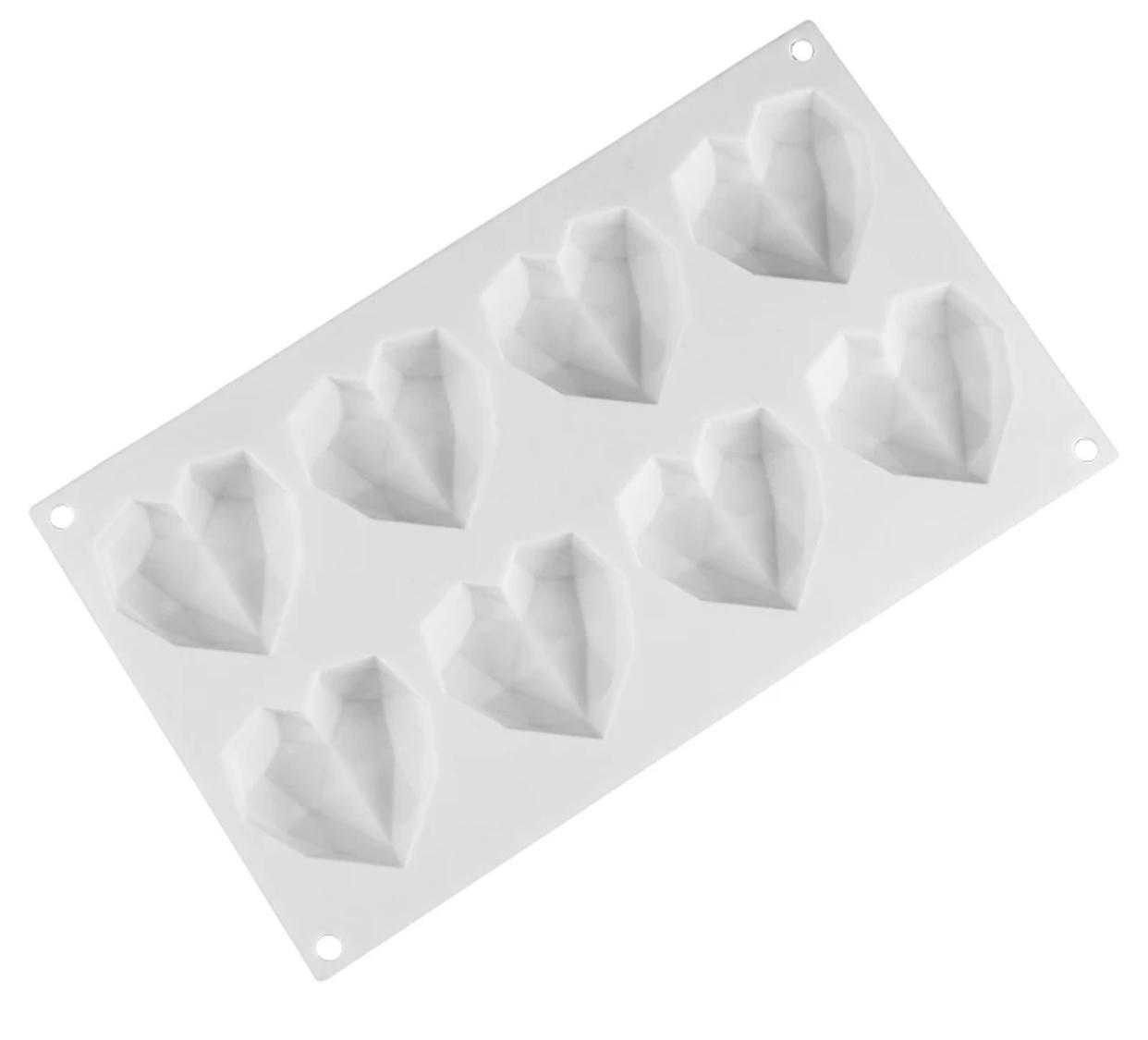Geometrische hart Mould (8 stuks) - Afbeelding 5
