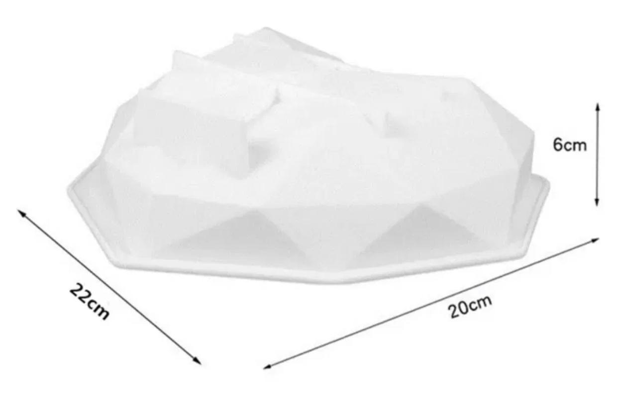 Geometrisch hart XL Mould - Afbeelding 4