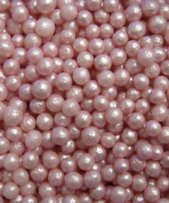 Glimmer Pink Pearls 4 mm 75G