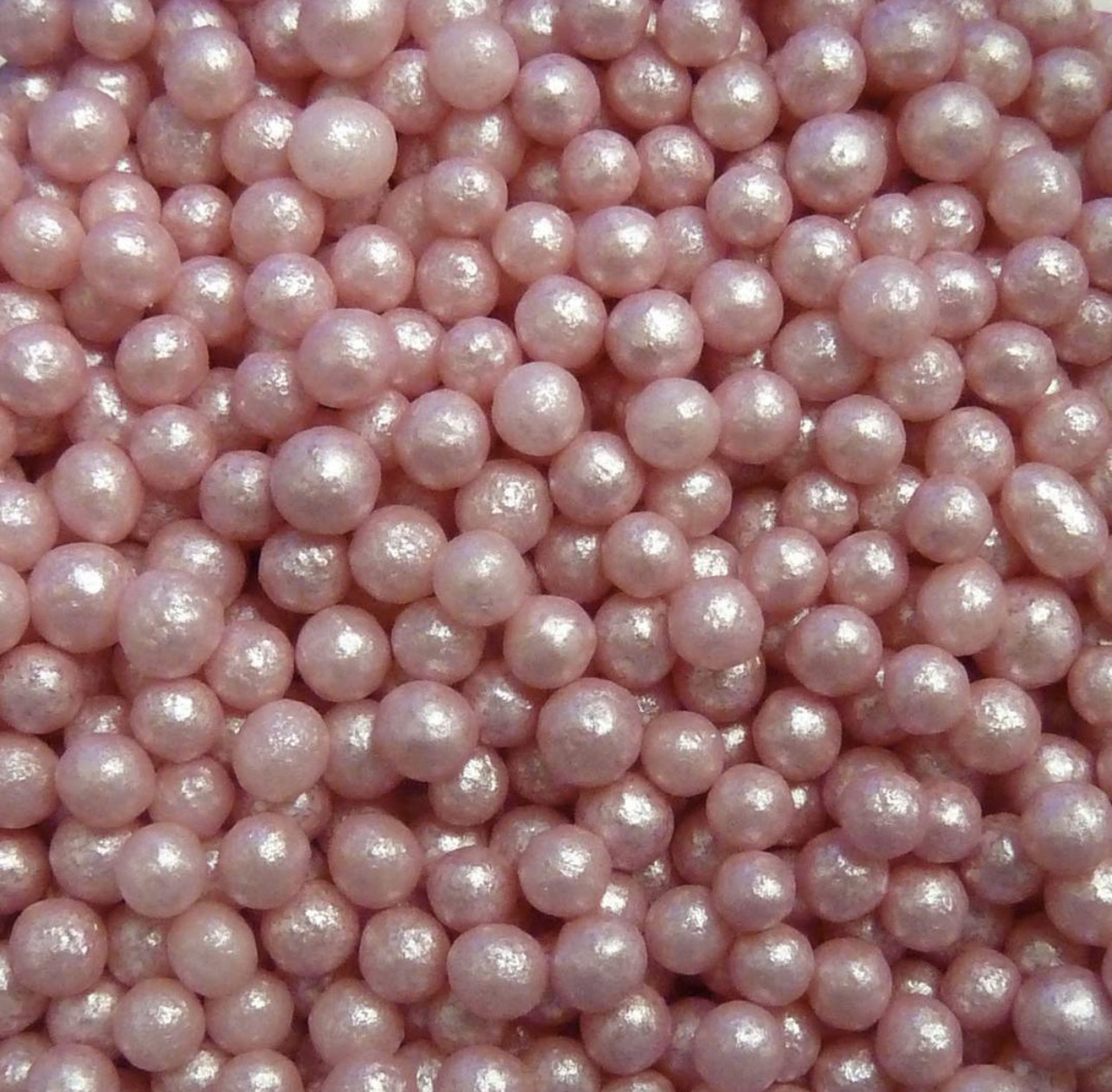 Glimmer Pink Pearls 4 mm 75G