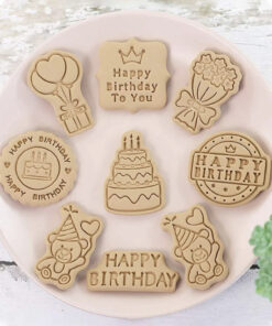 Birthday Stamp Cutter Set (8 st)