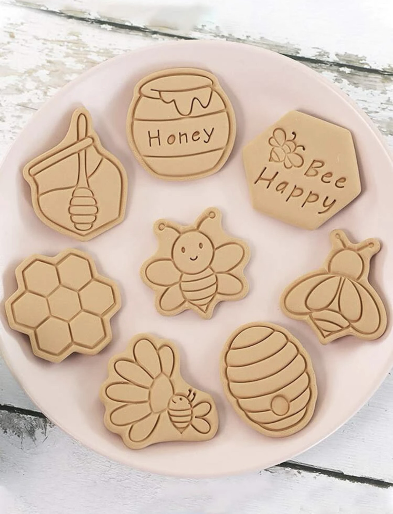 Honey Bee Stamp Cutter Set (8 st) - Afbeelding 2