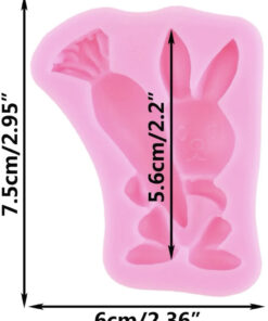 Alternative view of Konijn met Wortel Mould