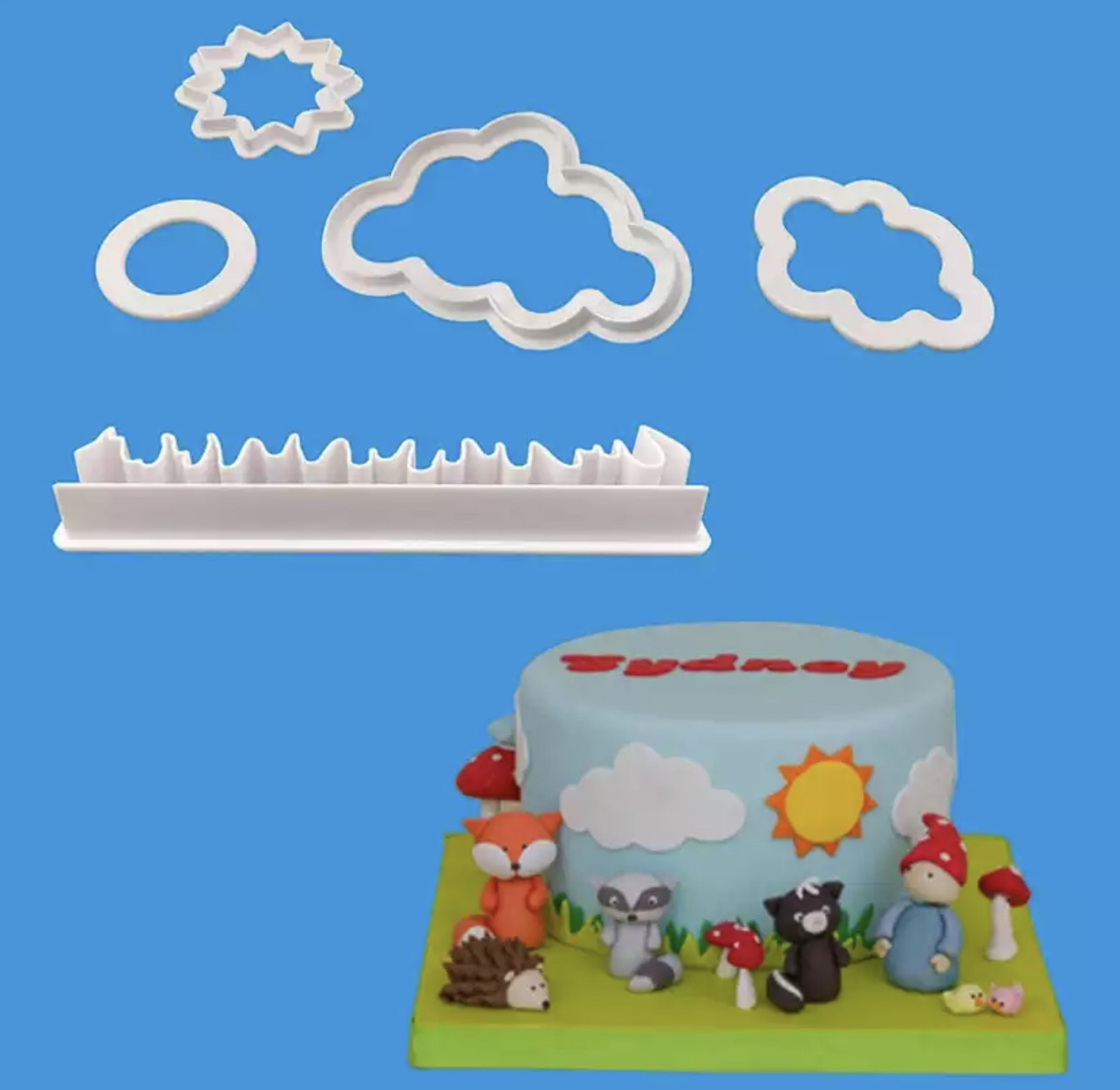 Zonwolkengras uitsteker