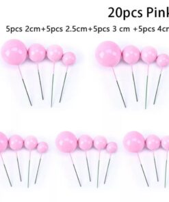Decoratie Ballen Pink (20pcs)