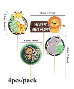 Alternative view of Jungle Decoratie Toppers