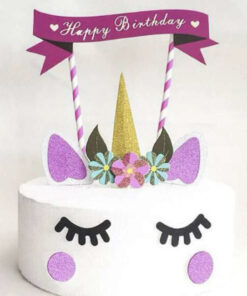 Unicorn Decoratie Toppers