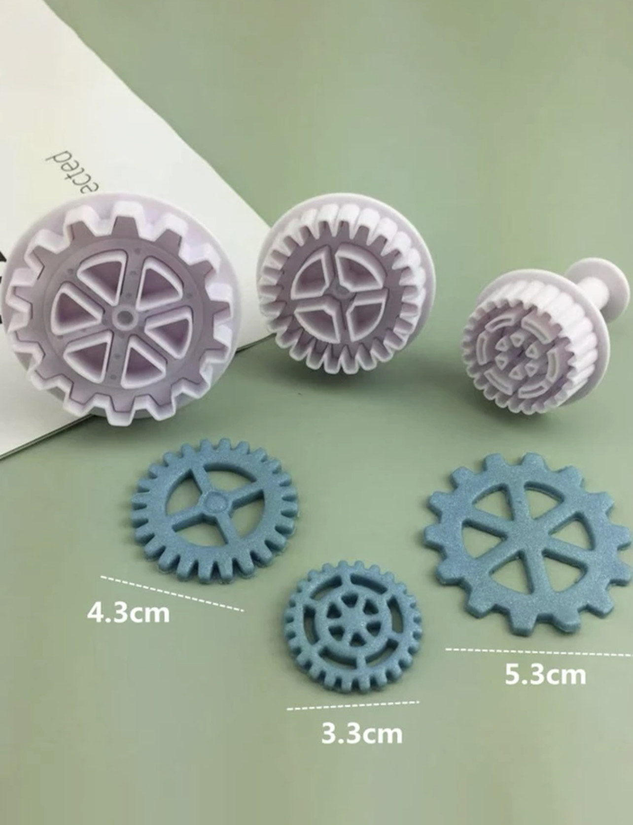 Tandwiel Stamp Cutter Set - Afbeelding 2