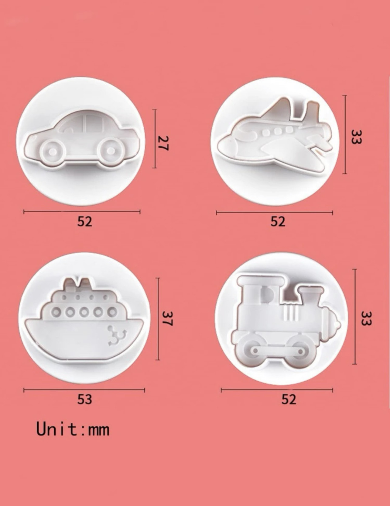Voertuigen Stamp Cutter Set - Afbeelding 3