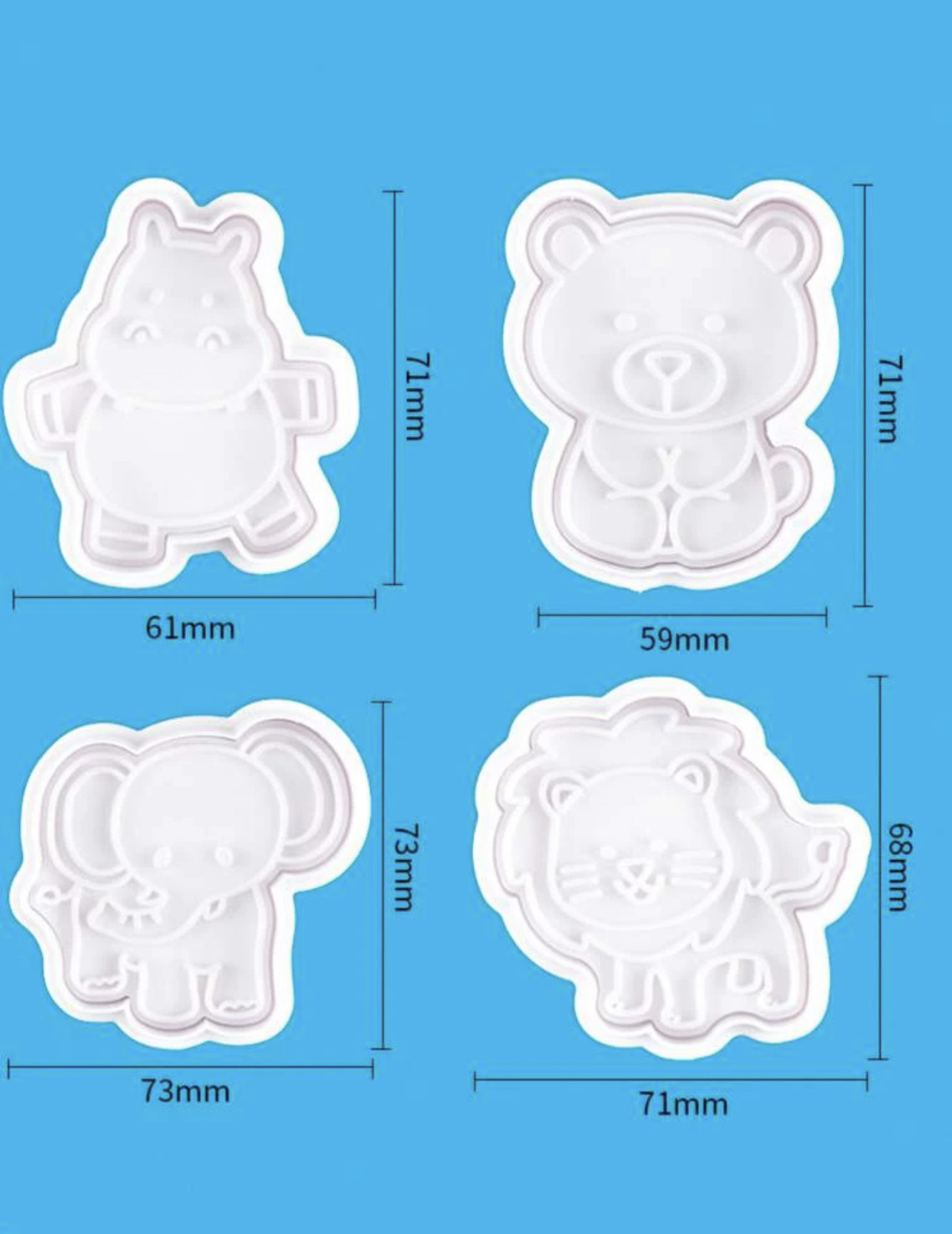 Baby Dieren Stamp Cutter Set - Afbeelding 3