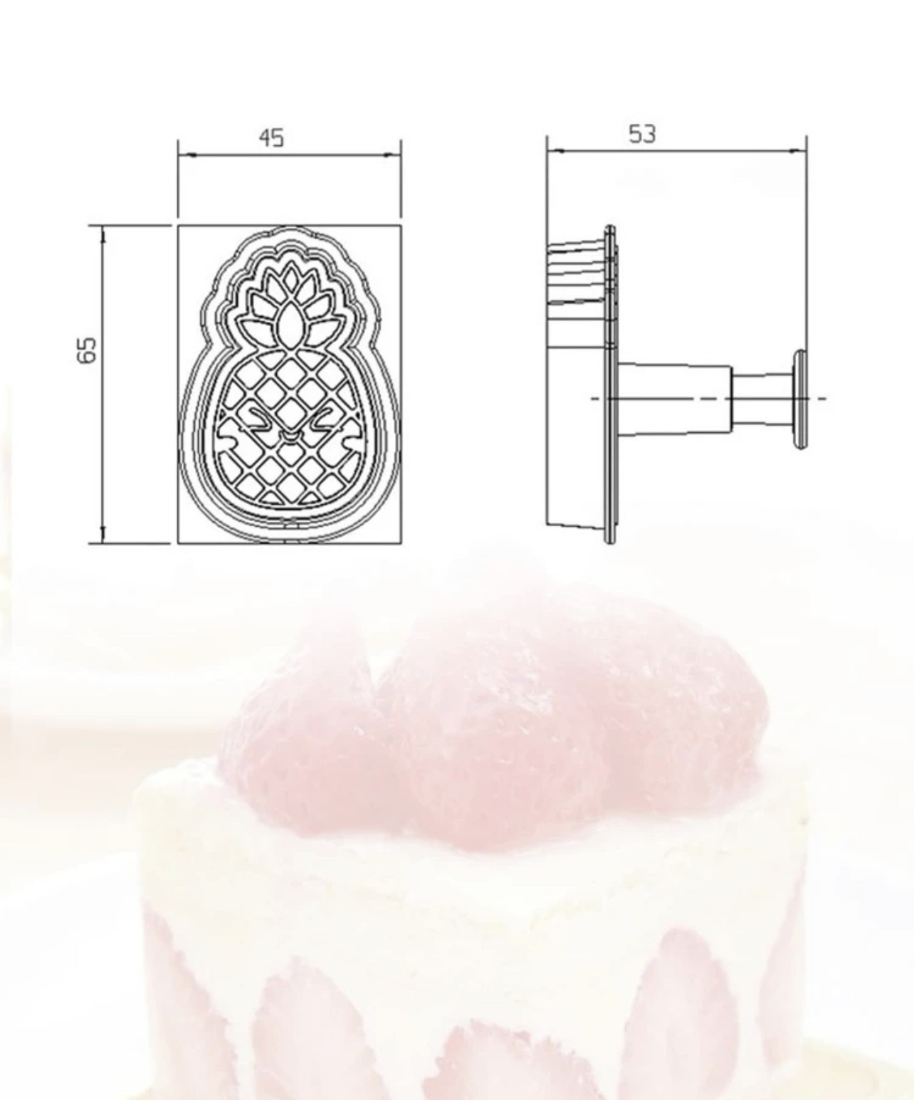 Ananas Stamp Cutter - Afbeelding 3