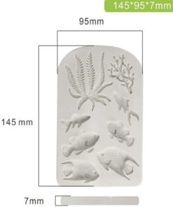 Alternative view of Vis Zeewier Mould