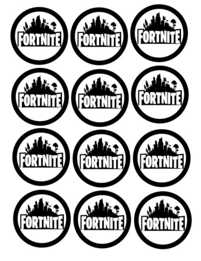 Eetbare print Fortnite Cupcake