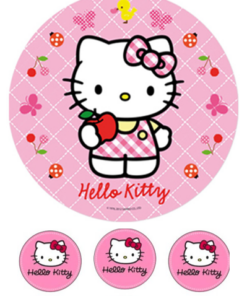 Eetbare print Hello Kitty 20cm
