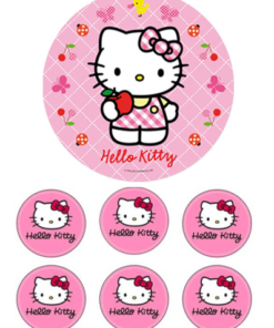Eetbare print Hello Kitty 15cm