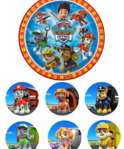 Eetbare print Paw Patrol 15cm