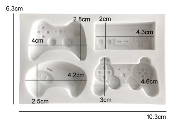 Playstation Controller Mould - Afbeelding 2