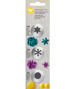 Wilton Decorating Tip Set Extra Large #1M, #2D, #2A