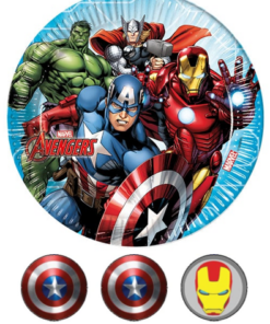 Eetbare print Superhelden 20cm