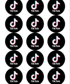 Eetbare print Tiktok Cupcake