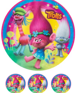 Eetbare print Trolls 20cm