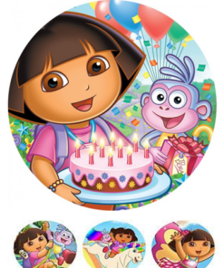 Eetbare print Dora 20cm