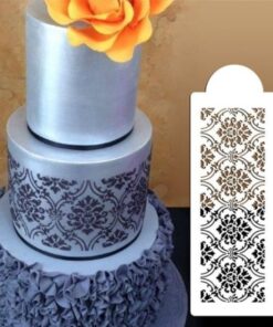Alternative view of Cake Stencil Barok
