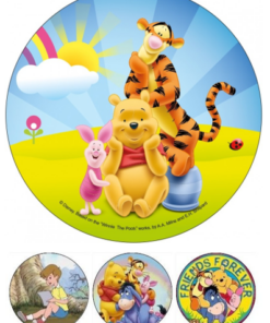 Eetbare print Winnie De Poeh 20cm
