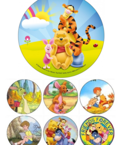 Eetbare print Winnie De Poeh 15cm