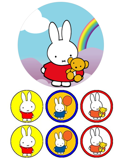 Eetbare print Nijntje 15cm