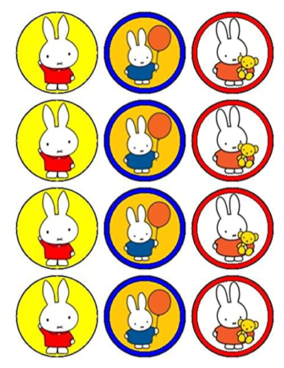 Eetbare print Nijntje Cupcake