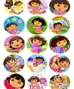 Eetbare print Dora Cupcake