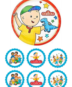 Eetbare print Caillou 15cm