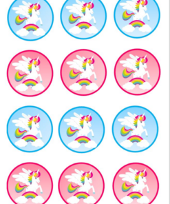 Eetbare print Unicorn Cupcake