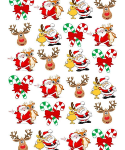 Eetbare print Kerst Cupcakes