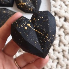 Geometrische hart Mould (8 stuks) - Afbeelding 6