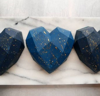 Geometrische hart Mould (8 stuks) - Afbeelding 2