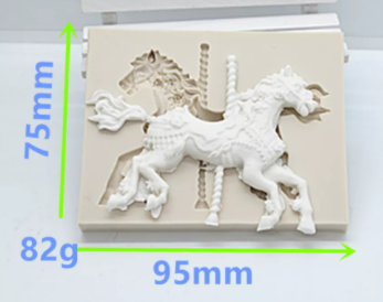 Luxe Paard Caroussel Mould - Afbeelding 2