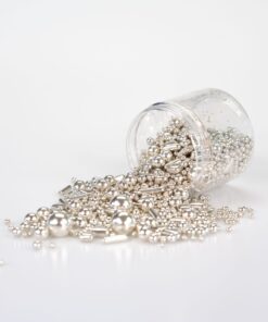 Alternative view of Silver Sprinkle Mix (100G)