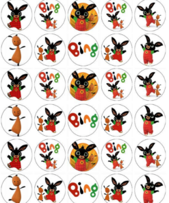 Eetbare print Bing cupcake mini
