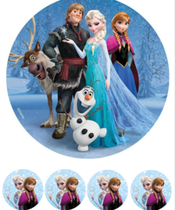 Eetbare print Frozen 20cm