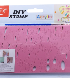 Alfabet/ Cijfer Stamp