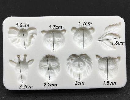 Jungle Dieren Mould - Afbeelding 3